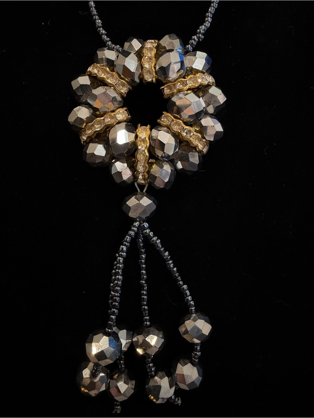 Vintage Runway Statement Necklace - Unsigned Jose & Maria Barrera Attribution - - Picture 9 of 16